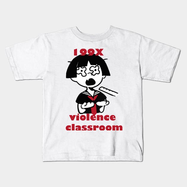 199x violence classroom Kids T-Shirt by COOLKJS0